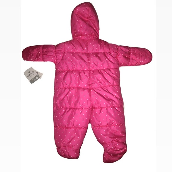 Infants snow suit pink 3-6 months - Picture 2 of 5
